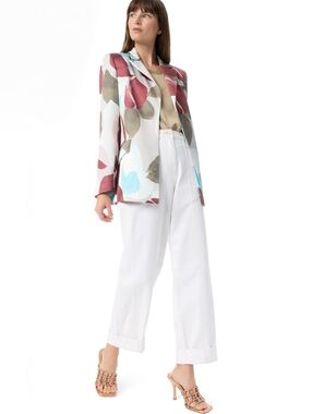 DEE OCLEPPO Womens Angelica Tapered Utility High Rise Pants size 12 brand new‎